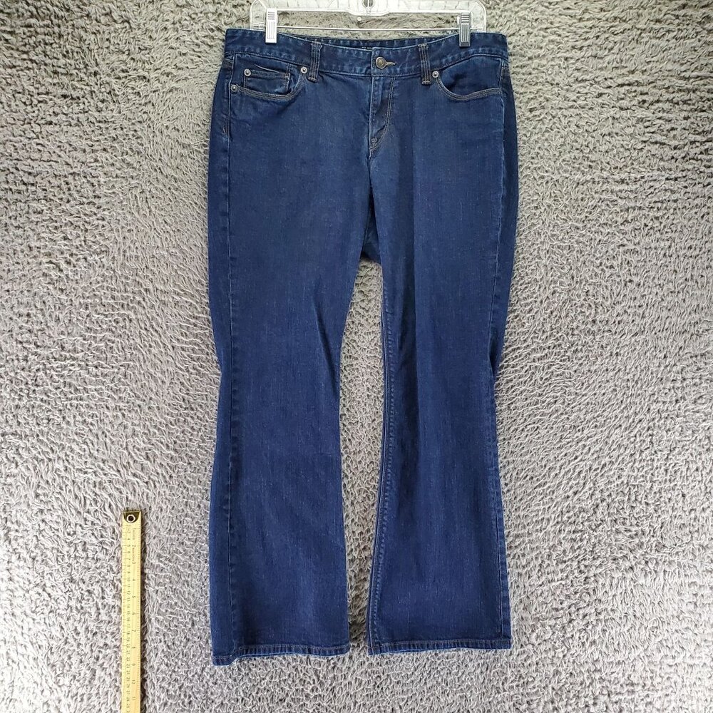 Loft Jeans Womens 12 Petite Blue Curvy Bootcut Denim
